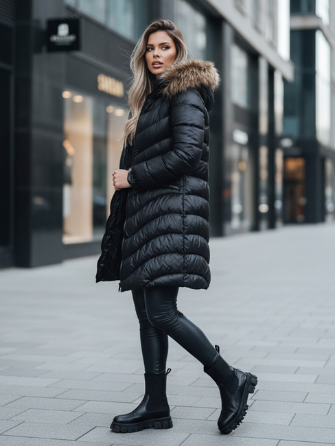 Ženska zimska jakna GLAMOUR FUSION Barva Črna DSTREET TY3890z