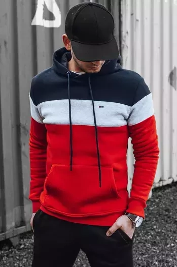 Moška jopa s kapuco Barva Mornarica DSTREET BX5505