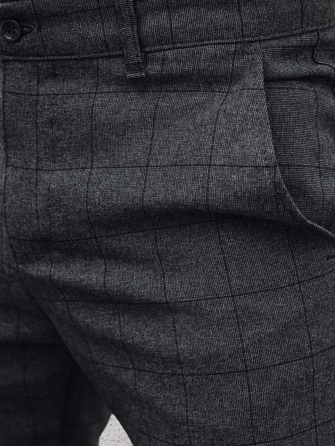 Moške vsakdanje temno sive hlače Dstreet UX4400z