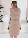 Ženski brezrokavnik LADISA camel Dstreet TY3289