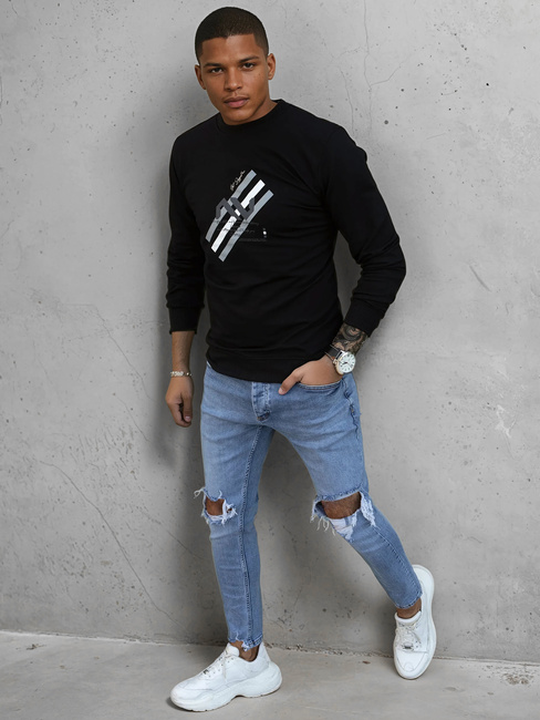 Moška jopa s potiskom Barva Črna DSTREET BX5364