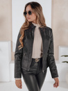 Ženska usnjena jakna ramones black Dstreet TY5201