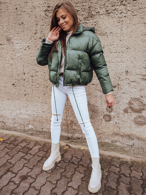 Ženska zimska jakna SIMMON zelena Dstreet TY3049
