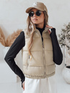 Ženski prešiti telovnik URBANELLE beige Dstreet TY4973