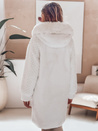 Ženski krznen plašč MISSFLUFF white Dstreet TY4983
