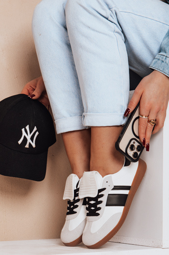 Ženske športne superge SNIKAR white Dstreet ZY0644