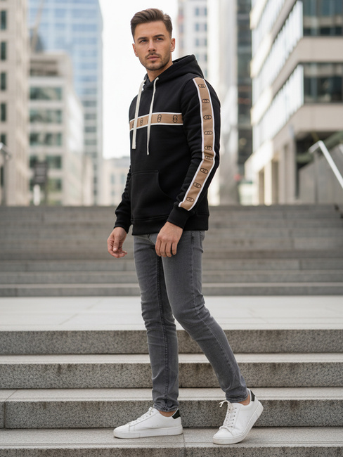 Moška kapuca črna Dstreet BX5944