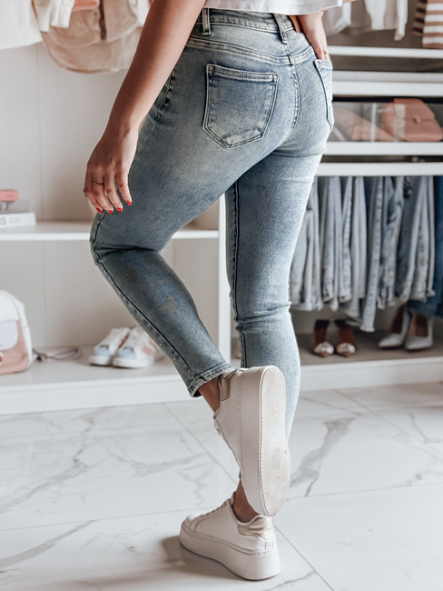 Ženske jeans hlače PEARLYME blue Dstreet UY2710