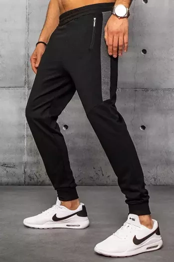 Moške spodnji deli trenirke Barva Črna DSTREET UX3237