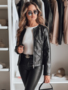 Ženska usnjena jakna CHICLEATHER black Dstreet TY4969