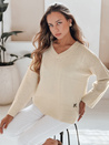 Ženski pulover VERALIA ecru Dstreet MY2517