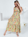 MISSBLOSSY zelena maksi obleka Dstreet EY2619