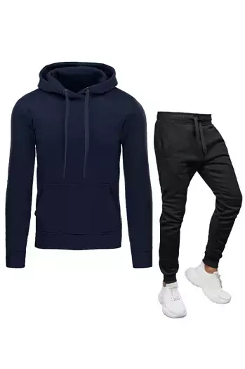 Moške komplet trenirke Barva Mornarica DSTREET AX0631z