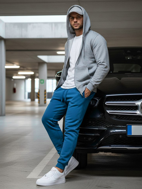 Moške spodnji deli trenirke Barva Modra DSTREET UX3632