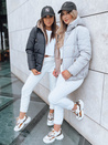 Ženska puhasta jakna VICTORIA SNUG Barva siva DSTREET TY3696