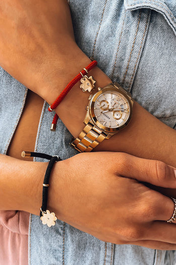 Ženska zapestnica CLOVER Barva rdeča DSTREET LY0061