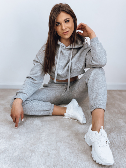 Ženski komplet trenirke SERINE Barva Svetlosiva DSTREET AY0642