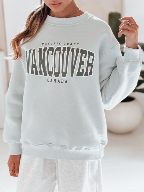 Ženska majica brez kapuce VANCOUVER mint Dstreet BY1226