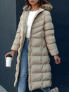 Ženski zimski plašč LUXWARM beige Dstreet TY4376