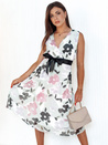 CARIBBEA obleka bela Dstreet EY2525