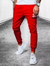Moške jogger hlače Barva rdeča DSTREET UX3910