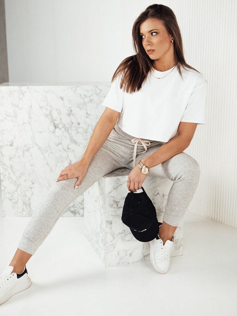 Ženske trenirke MILA Barva siva DSTREET UY1825