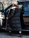 Ženska zimska bunda BALLMODA dolga s krznom črna Dstreet TY4586_4