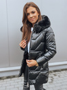 Ženska zimska jakna s kapuco KRISTA black Dstreet TY3065