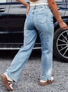 Ženske JEANFLOW vrečaste jeans hlače svetlo modra Dstreet UY2227_4