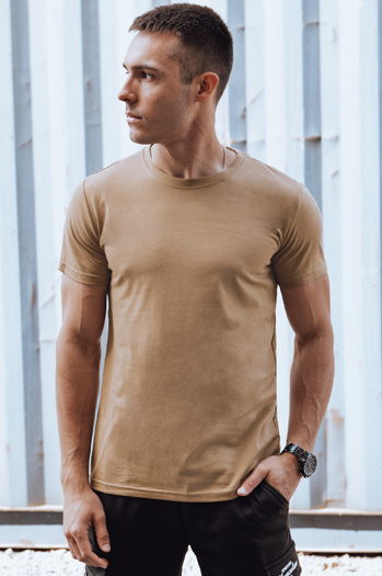 Moška majica brez potiska kamelije RX5611