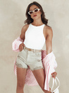 Ženske kratke hlače POPGLAM beige Dstreet SY0399