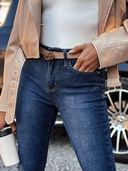 Ženske hlače iz džinsa FALERIS modre Dstreet UY2254