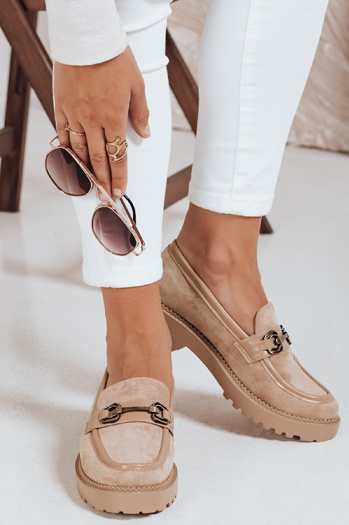 Ženski bež čevlji Dstreet ZY1064