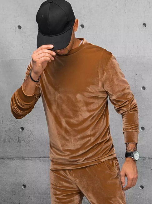 Moška gladek jopa Barva kamela DSTREET BX5530