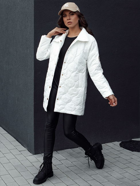 Kurtka pikowana damska RATIA ecru Dstreet TY4526