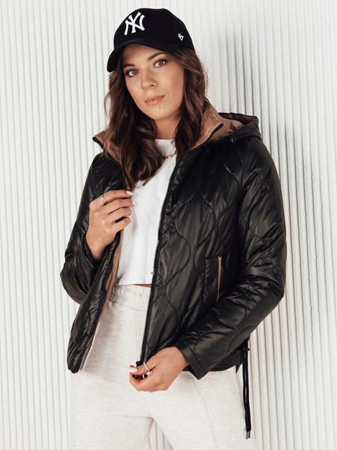 Ženska prešita jakna MAXWELL Barva Črna DSTREET TY4111