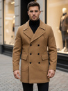 Moški zimski plašč Barva kamela DSTREET CX0362