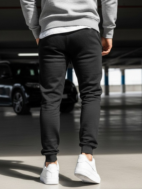 Moške spodnji deli trenirke Barva Črna DSTREET UX2395