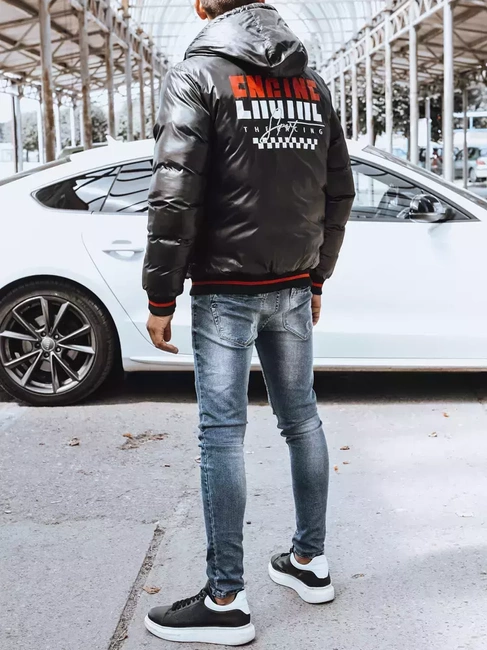 Moška zimska jakna temno-siva Dstreet TX4198