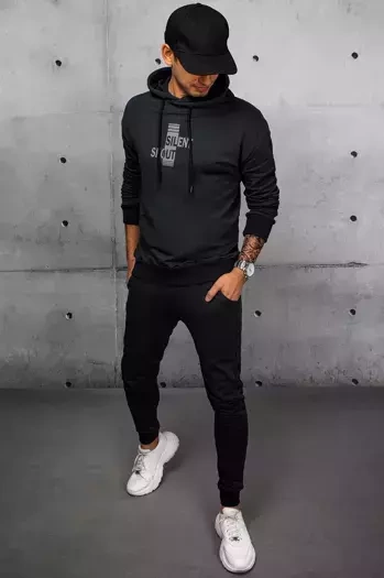 Moške komplet trenirke Barva Črna DSTREET AX0677