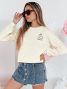 Ženska bluza z vezenjem CHERSOFT ecru Dstreet BY1400