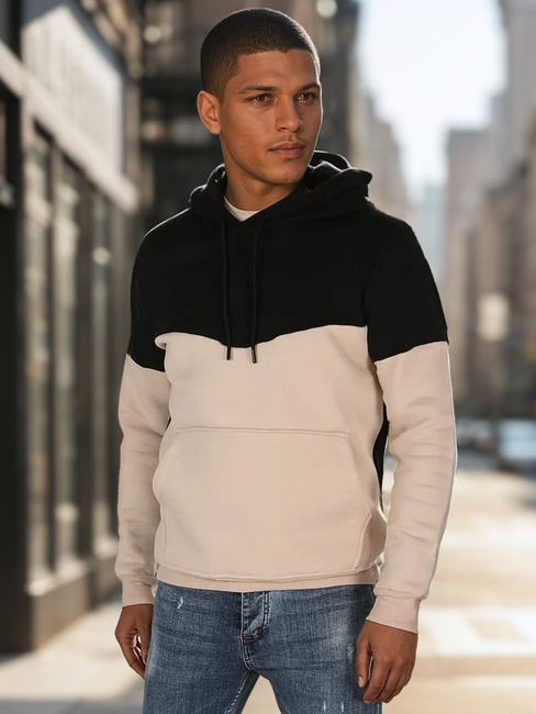 Moška osnovna majica s kapuco črna Dstreet BX5881