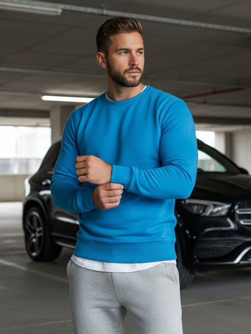 Moška gladek jopa Barva Modra DSTREET BX4386