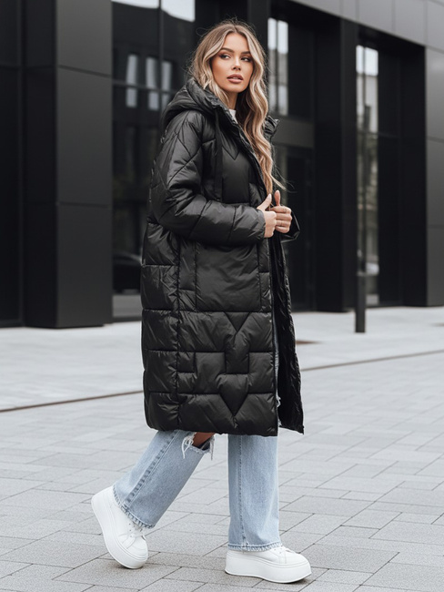 Ženska zimska bunda oversize black Dstreet TY5502