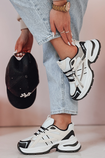 MODERMAX ženske superge črne barve Dstreet ZY0897