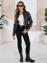 Ženska usnjena jakna ramones black Dstreet TY5205