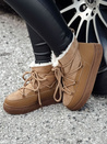 Ženski škornji LUXSNUG z izolacijo camel Dstreet ZY0570