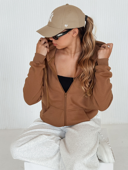 Ženska jopica VICTORIA rjave barve BY1396