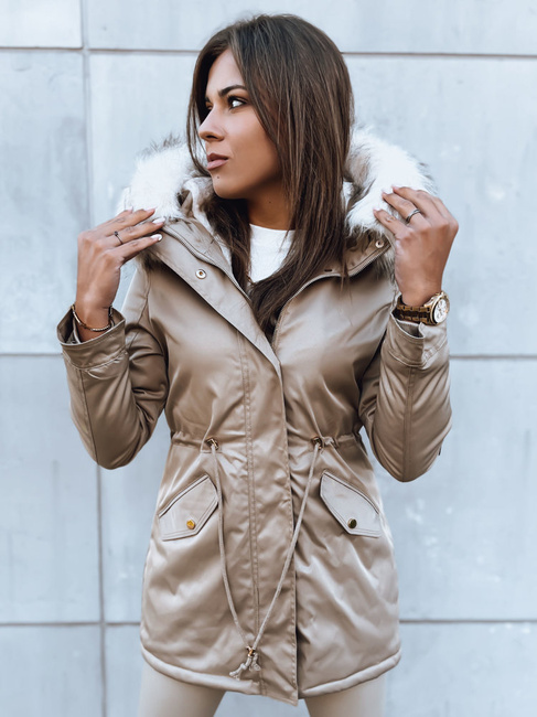 Ženska zimska jakna VIXEN Barva Bež DSTREET TY3873