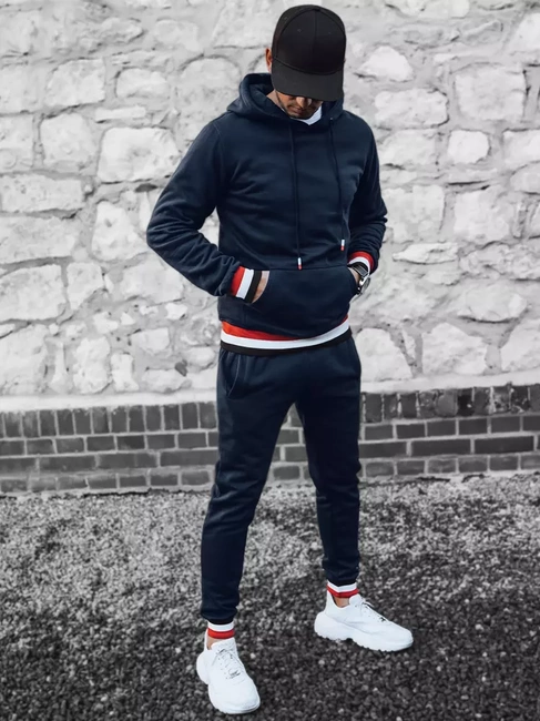 Moške komplet trenirke Barva Mornarica DSTREET AX0664